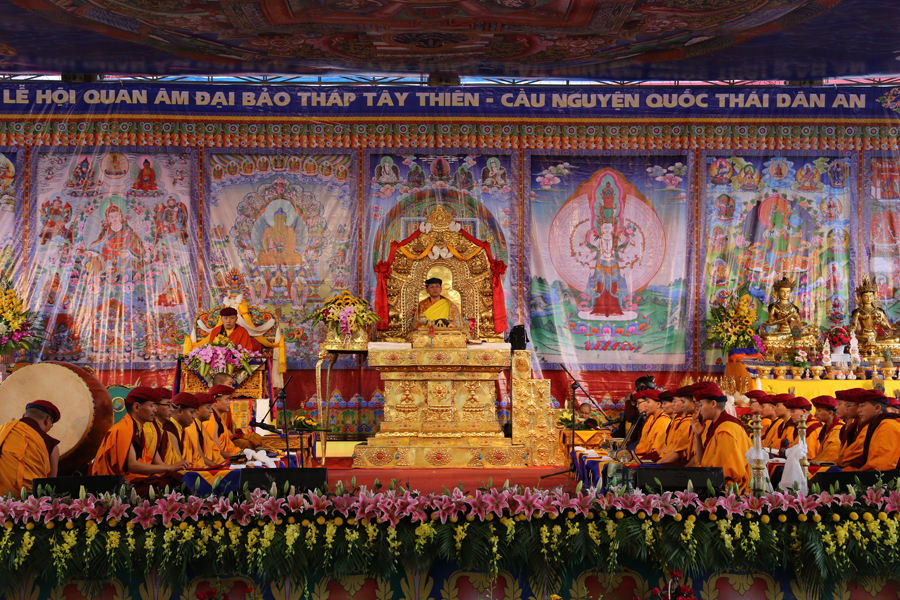Đức Gyalwang Drukpa sẽ khai đàn đại lễ quán đỉnh, cầu an, đầu năm tại hội xuân Tây Thiên 2019